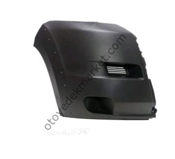 Peugeot Boxer (2007-2014) Sağ Ön Tampon Dodiği, Delikli (Eurobump)