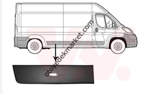 Citroen Jumper (2007-2014) Sağ Arka Çamurluk Ön Bandı (İthal)