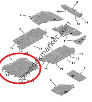 Opel Astra (2022-2024) Arka Tampon (Orijinal)