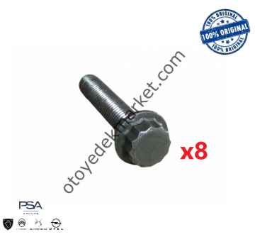 Peugeot 2008 (2018-2019) 1.5 BlueHdi Piston Kol / Biyel Cİvata Takımı Orijinal)