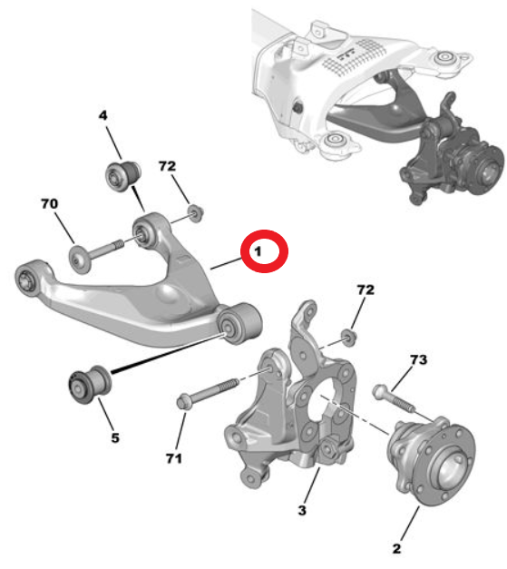 DS9 (2020-2026) Sol Arka Salıncak (Orijinal)