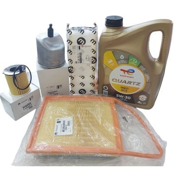Peugeot 301 (2012-2017) 1.6 Hdi Filtre Bakım Seti (Orijinal) Ve 5w30 Motor Yağ