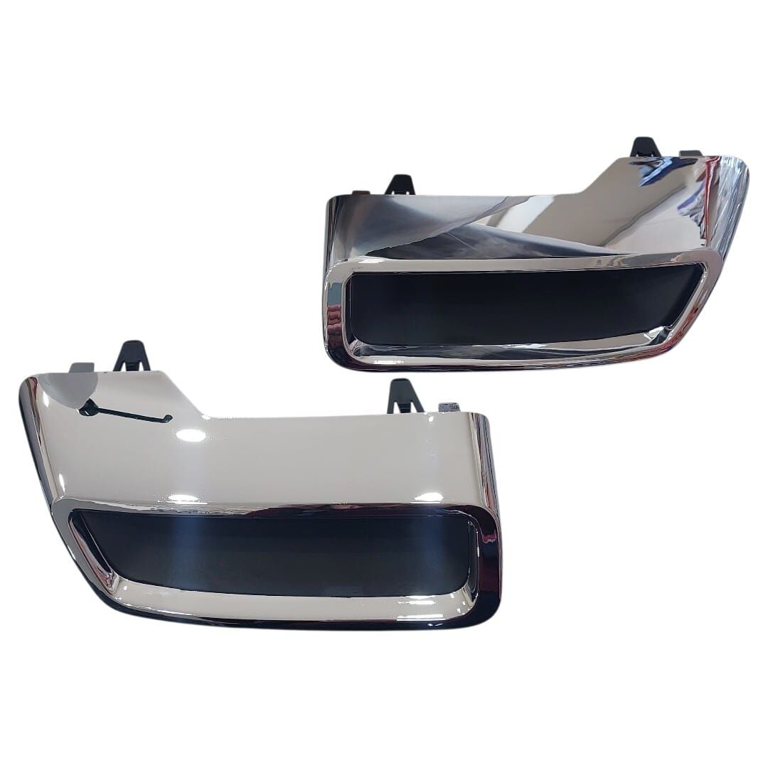 Citroen C5 Aircross (2019-2025) Arka Tampon Difüzör Krom Egzoz Çerçevesi (İthal)