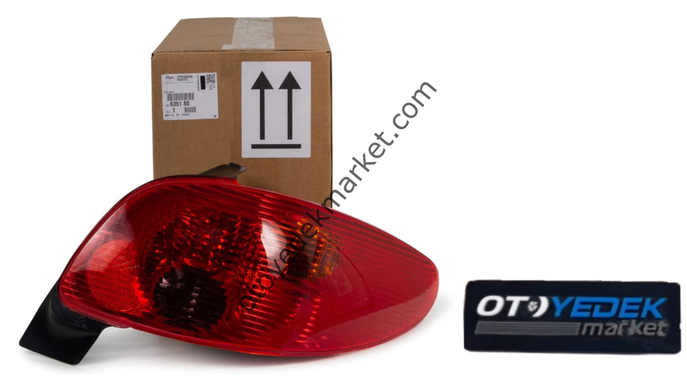 PEUGEOT 206 HB (1999-2009) ARKA STOP SAĞ (ORİJİNAL)