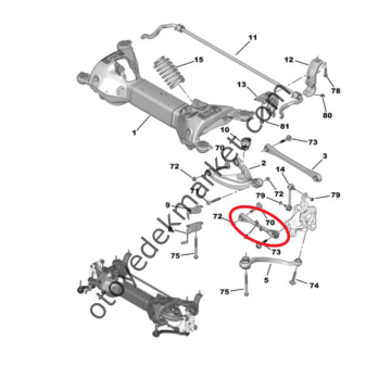 DS9 (2020-2026) Arka Süspansiyon Kolu (Orijinal)