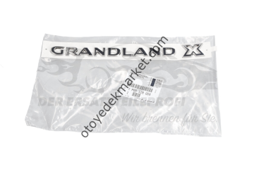 Opel Grandland X (2017-2021) Bagaj Kapağı ''Grandland X'' Yazısı (Orijinal)