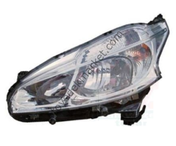 Peugeot 208 (2012-2015) Sol Ön Far (Depo)