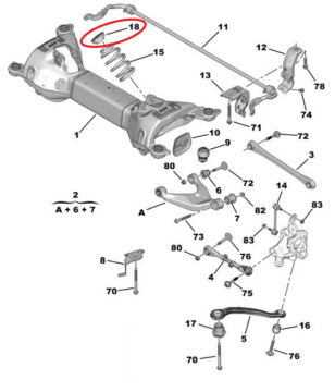 DS9 (2020-2026) Arka Amortisör Üst Kupeli (Orijinal)
