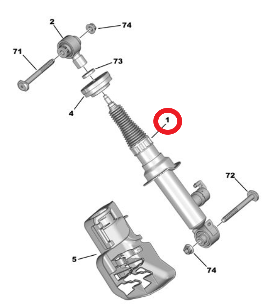 DS9 (2020-2026) Arka Amortisör (Orijinal)