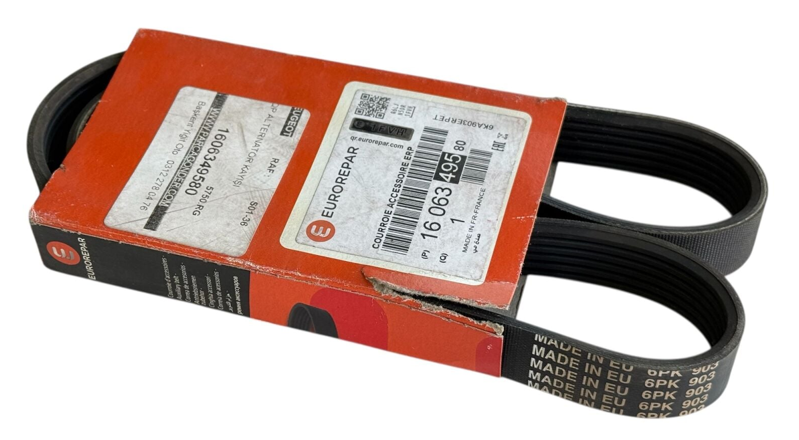 Peugeot 207 (2006-2012) 1.6 Benzinli Alternatör Kayışı (Eurorepar)