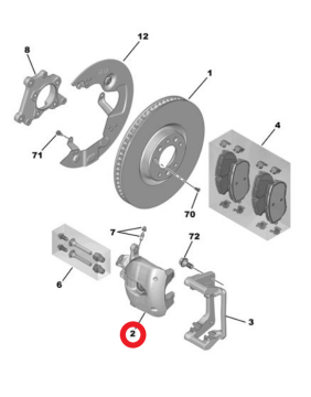 DS9 (2020-2026) Sol Ön Fren Silindiri (Orijinal)