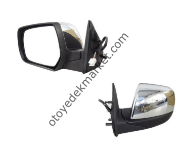 Ford Ranger (2006-2008) Elektrikli Dikiz Aynası Sağ Krom Kapaklı 3 Fiş (Eurobump)