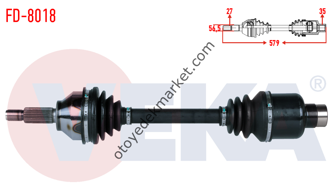 ÖN AKS KOMPLE SAĞ (BENZİNLİ) MONDEO 01>07
