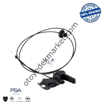 Opel Grandland X (2017-2021) Kaput Açma Teli (Orijinal)