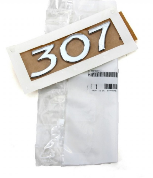 Peugeot 307 Arka (307) Yazısı (Orijinal)