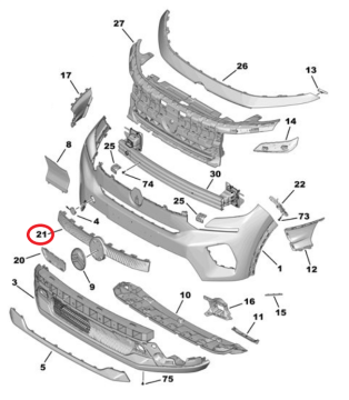 Citroen e-C3 (2024-2026) Ön Citroen Amblemi Mesnedi (Orijinal)