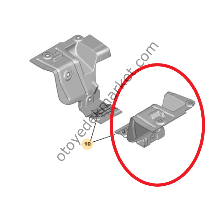 Citroen Ami (2021-2024) Motor Koruma Levhası, Sol (Orijinal)