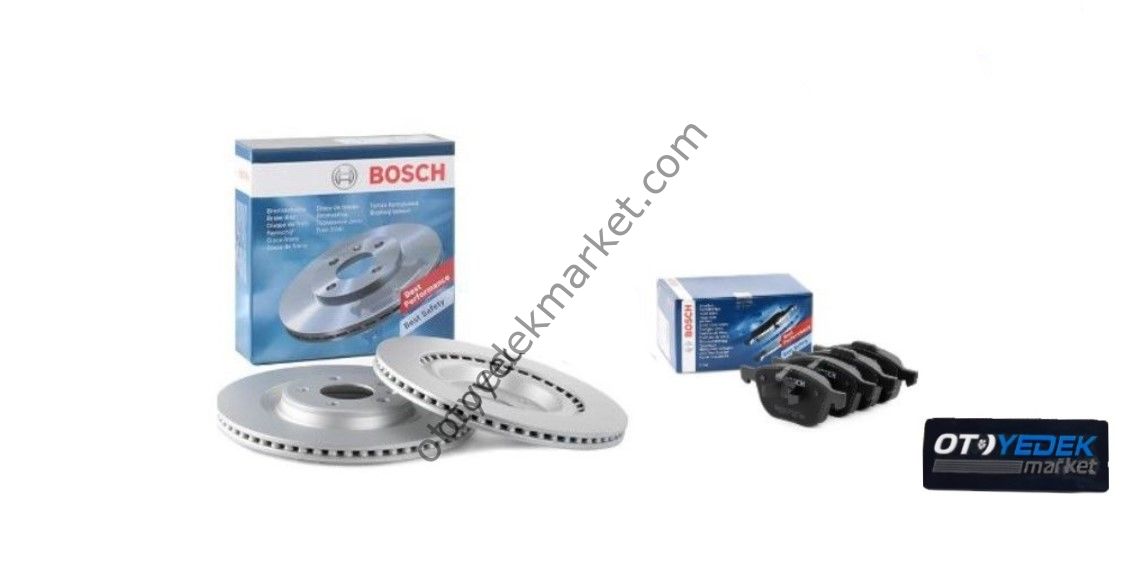 Ford Connect (2014-2017) Fren Disk Ön Havalı Ön Fren Balata (Bosch)
