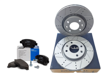Peugeot 207 (2006-2012) 1.4 Delikli Spor Tip Ön Fren Disk ve Balata Takımı (Kraftvoll-Delphi)