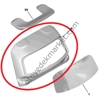 Citroen Ami (2021-2024) Arka Cam Bakaliti (Orijinal)