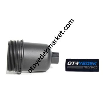 Citroen C3 (2003-2005) 1.4 ve 1.6 Benzinli Yağ Filtre Kapağı (Orijinal)