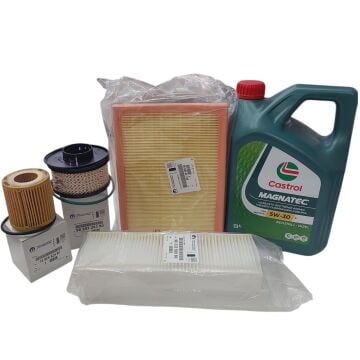 Citroen C-Elysee (2018-2024) 1.5 Blue Hdi Filtre Bakım Seti +5w30 Castrol Yağ (Orijinal)