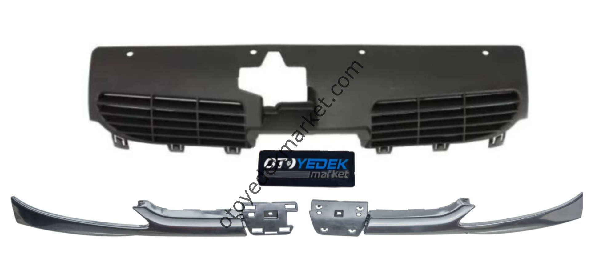 Peugeot 206 (1998-2009) Ön Panjur İç Dış Far Alt Çıtası Takım (İthal)