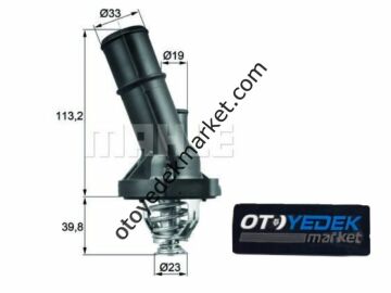 Ford C-Max (2003-2007) 1.8 Benzinli Termostat Komple (Mahle)