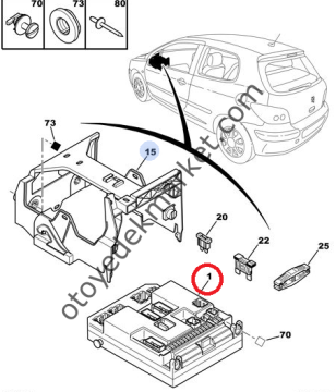 PEUGEOT 307 BSI KUTUSU (ORJİNAL)