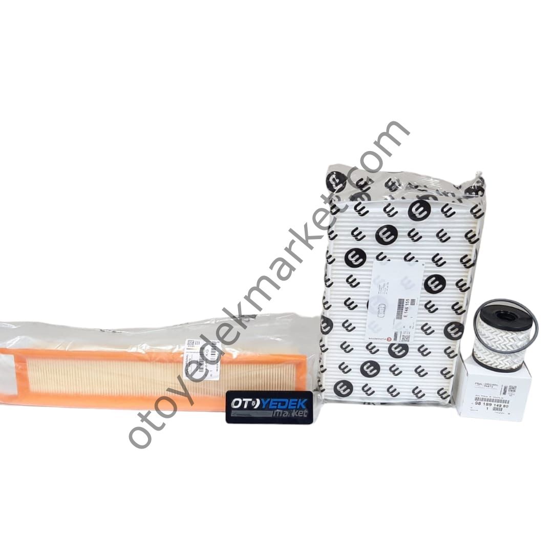 Peugeot 308 (2008-2014) 1,6 Benzinli Filtre Seti  (Orijinal)