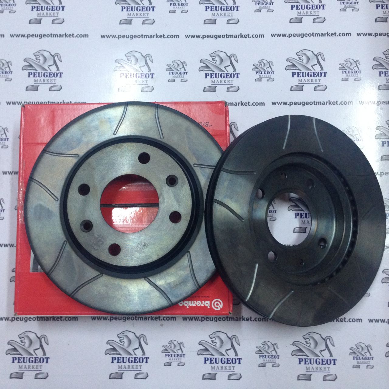 PEUGEOT 106 GTI SPOR KANALLI SOĞUTMALI DİSK TAKIMI BREMBO