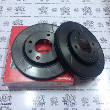 PEUGEOT 106 GTI SPOR KANALLI SOĞUTMALI DİSK TAKIMI BREMBO
