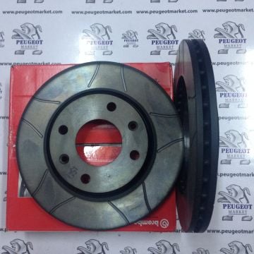 PEUGEOT 106 GTI SPOR KANALLI SOĞUTMALI DİSK TAKIMI BREMBO