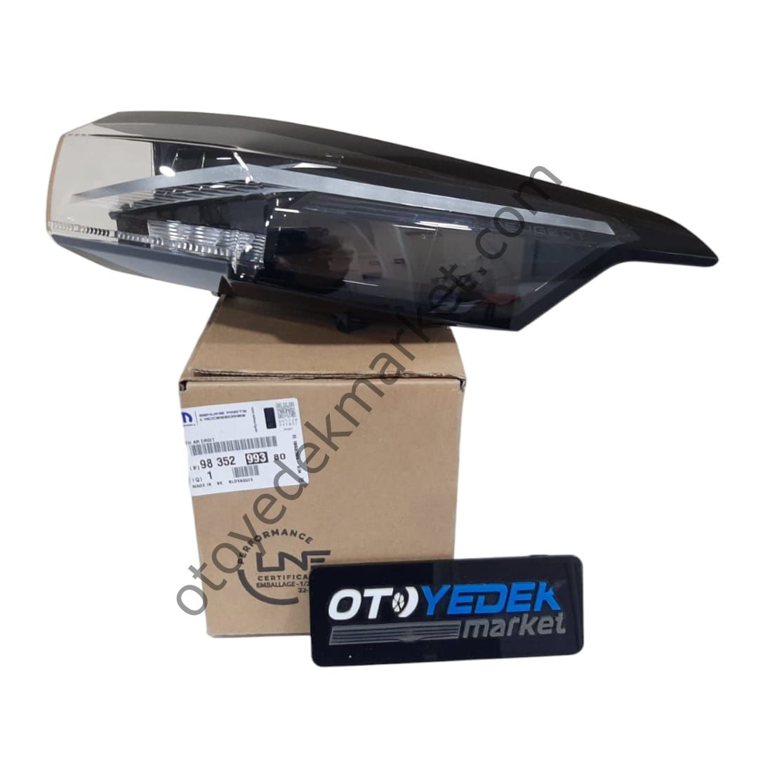Peugeot 408 (2023-2024) Sağ Arka Dış Stop Lambası Full Led (Orijinal)