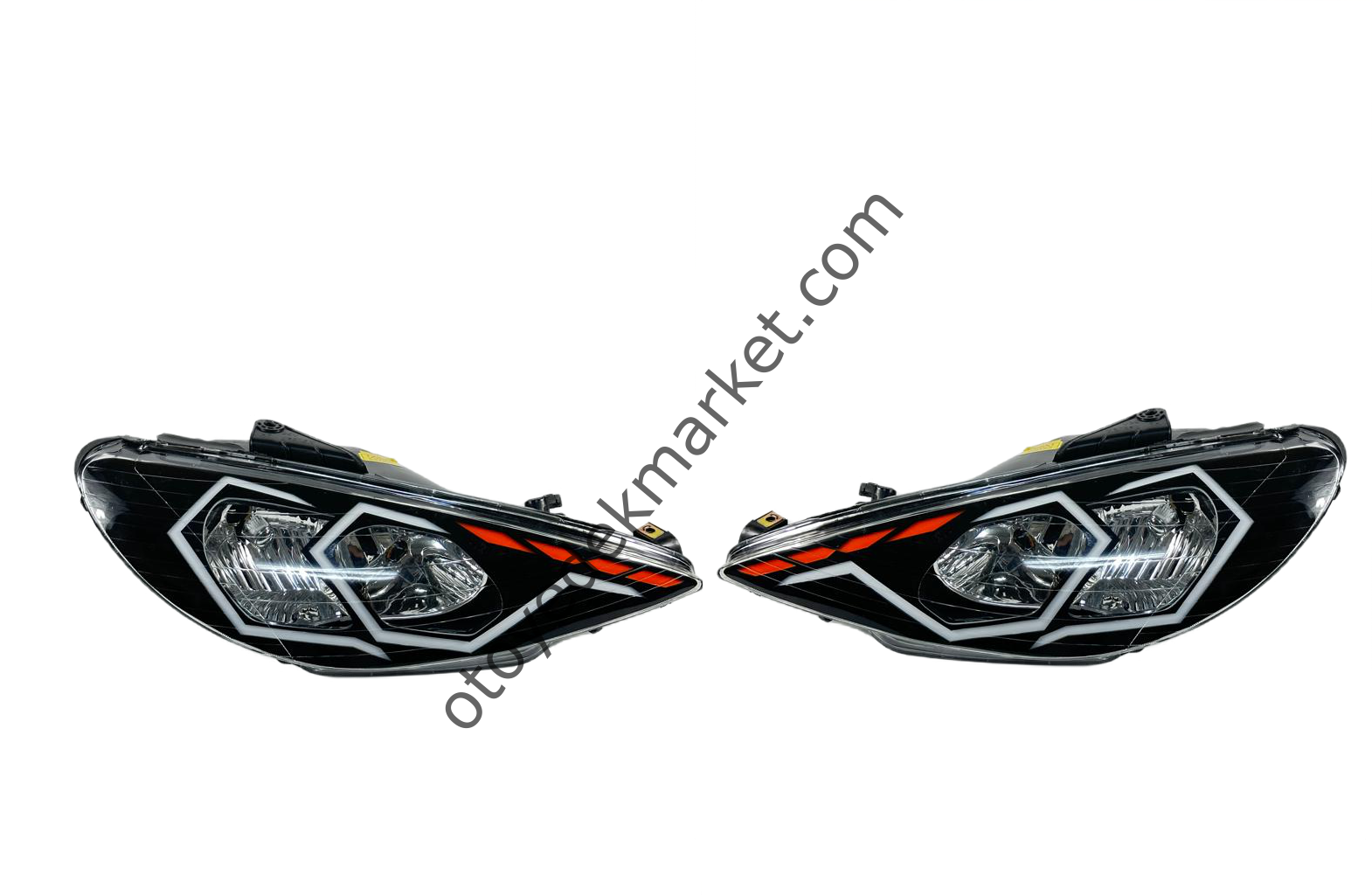 Peugeot 206 (1999-2009) İran Modeli Led Far Takımı
