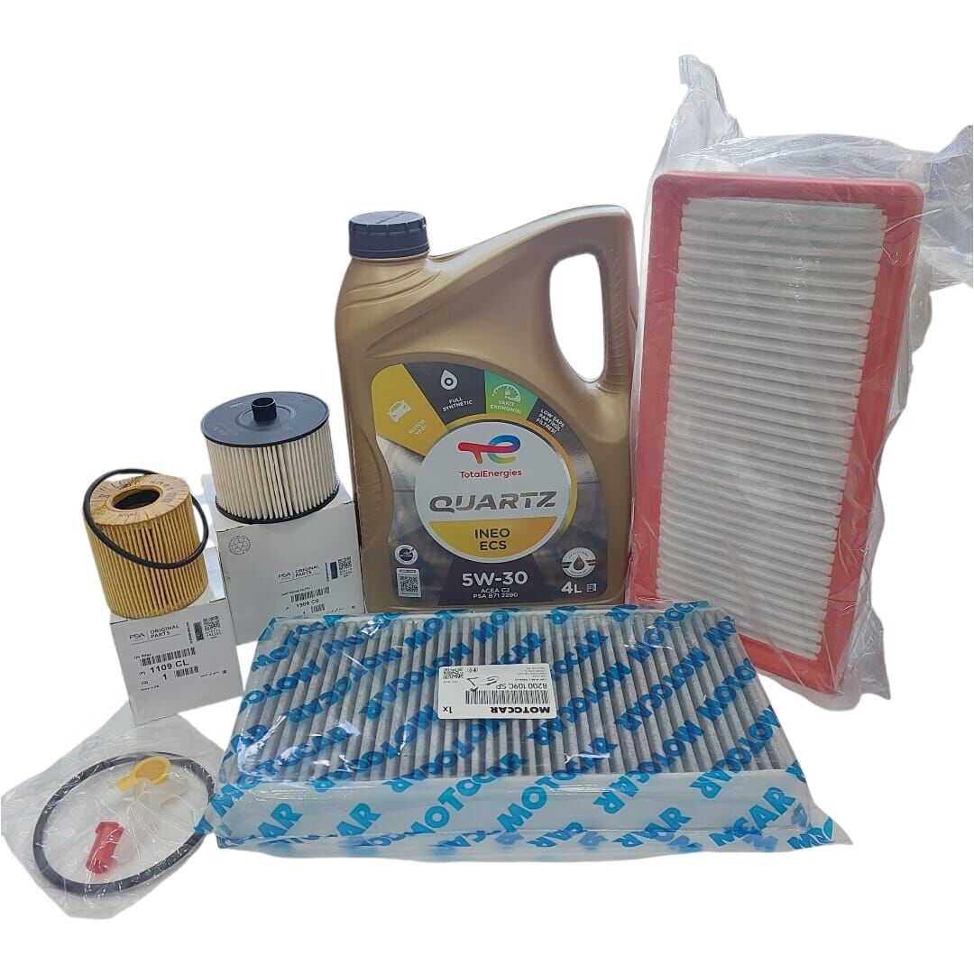 Peugeot 407 2.0 Hdı Filtre Seti (Orijinal)+5w30 Motor Yağ