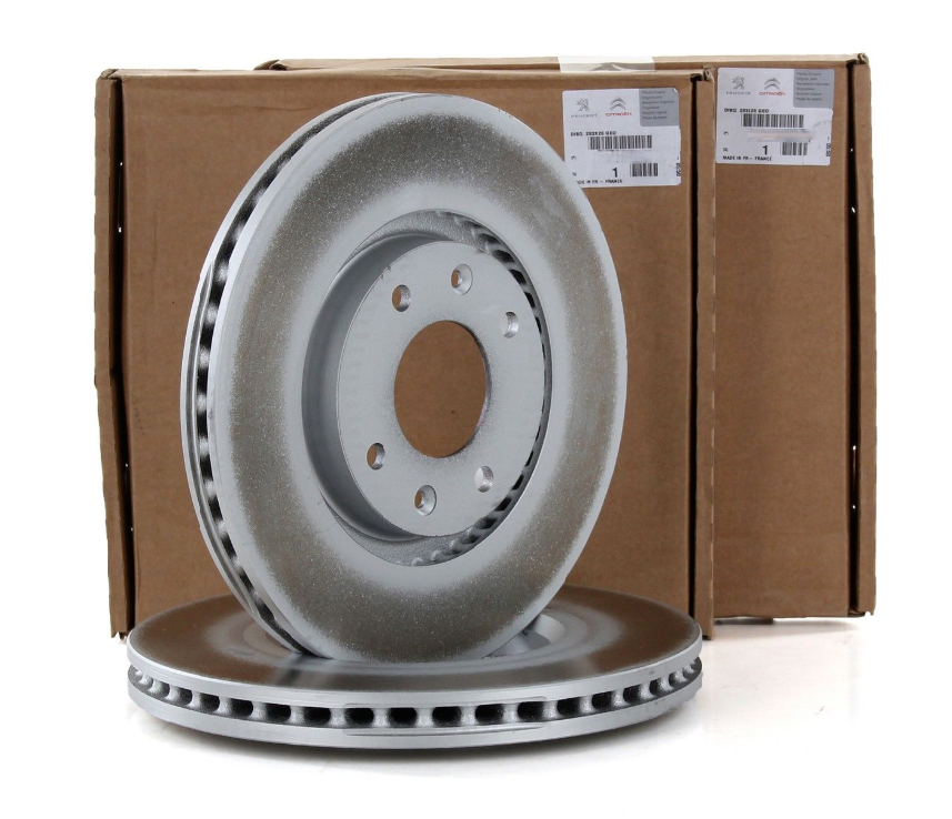 PEUGEOT 207 1,6 HDI VE 1,6 BENZİNLİ ÖN FREN DİSK TAKIMI (ORİJİNAL)