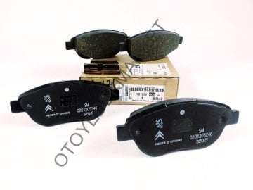 Peugeot 207 (2006-2012) 1.6 Dizel ve Benzinli Ön Fren Balata Takımı (ORİJİNAL)