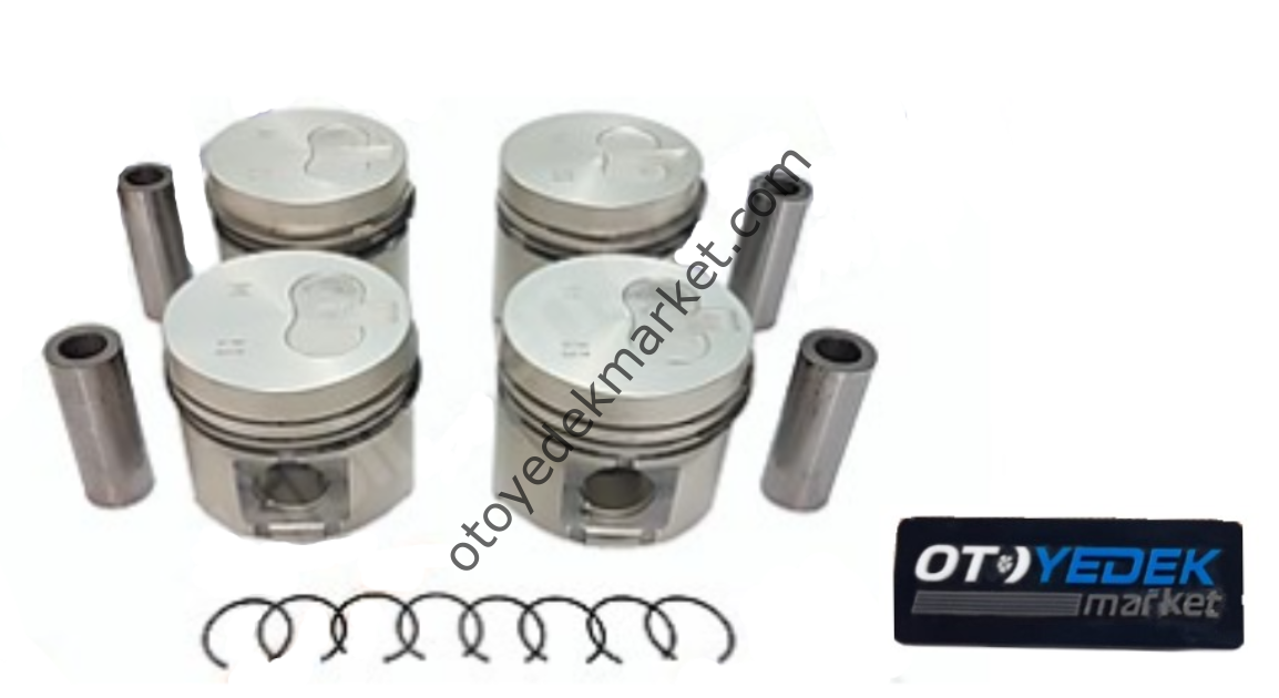 PEUGEOT PARTNER (2002-2008) 1,9 PİSTON SEKMAN TAKIMI (MAHLE)