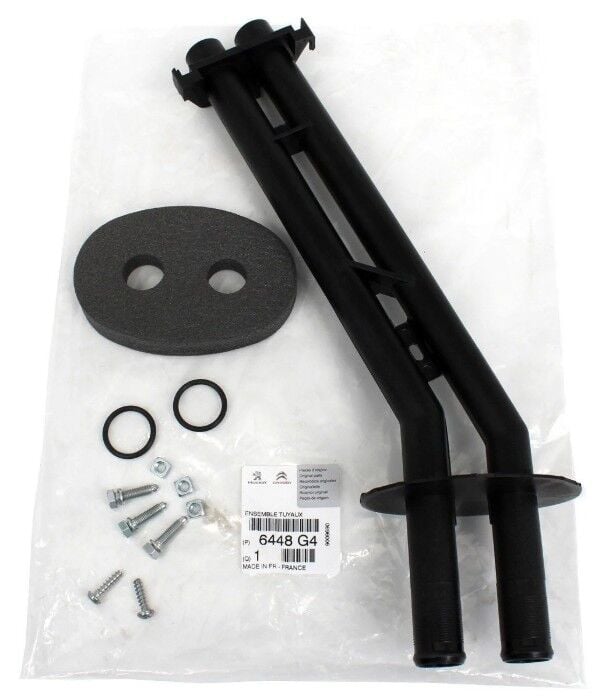 Peugeot 206 ve 206+ (1999-2012) Kalorifer Petek Arka Hortumu (ORJİNAL)