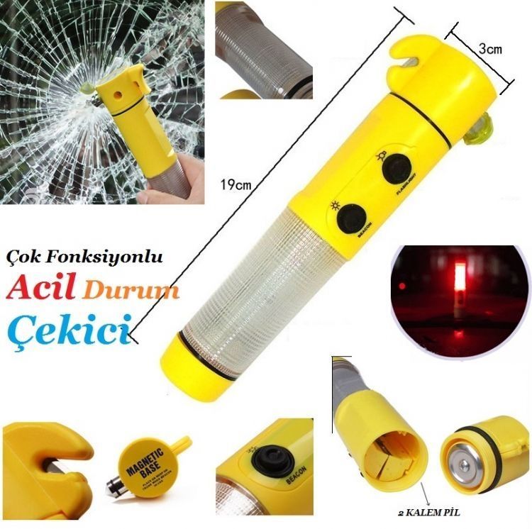 FENER + ÇEKiÇ 4 FONKSiYONLU 19 CM