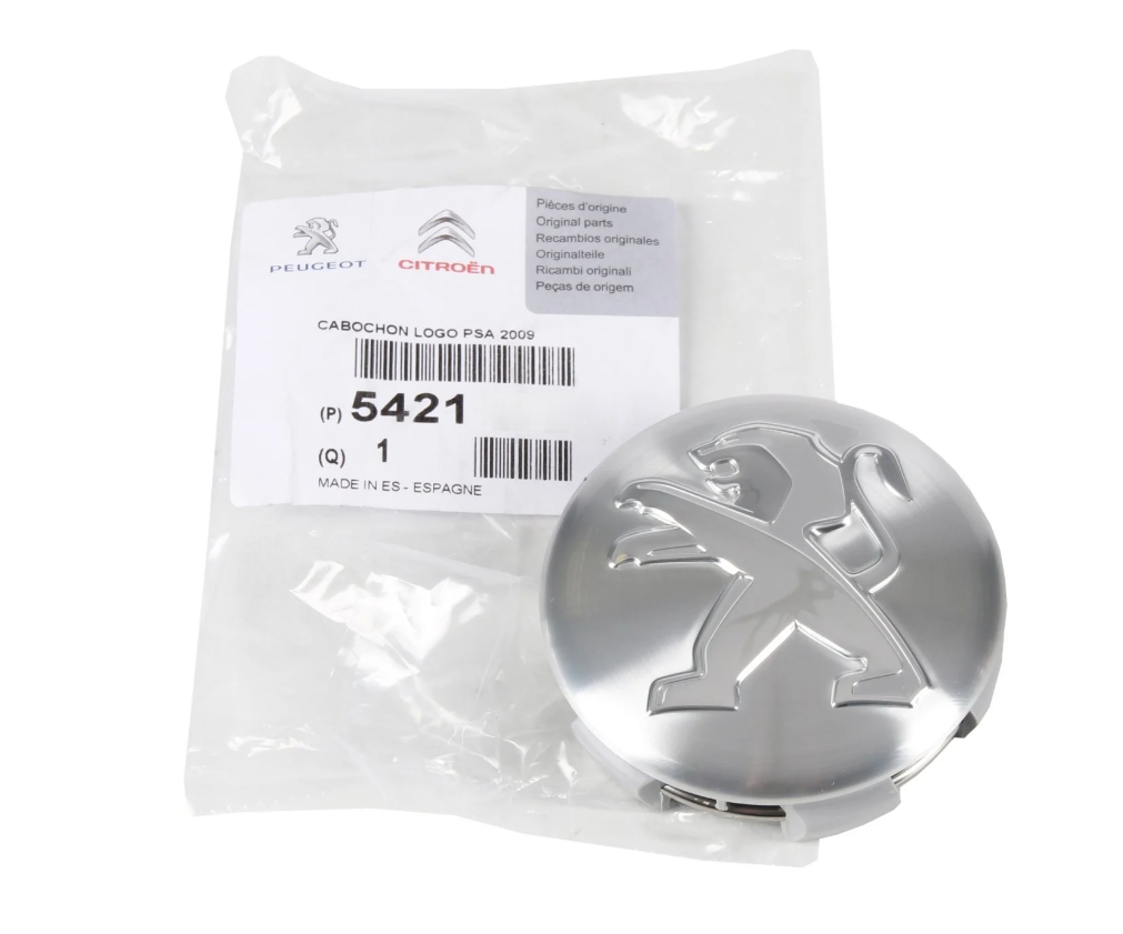 Peugeot 208 (2012-2018) Çelik Jant Göbeği (Orijinal)