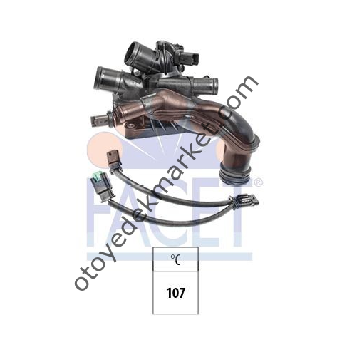Peugeot 208 (2012-2016) 1.6 Thp Benzinli Termostat, Kablolu (Facet)