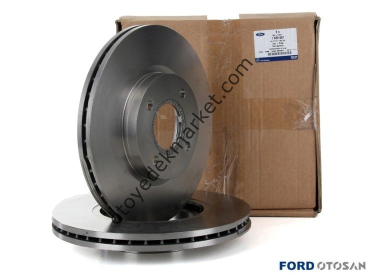 Ford Courier (2014-2022) Ön Fren Disk Ayna Takım 278 Mm (Otosan)