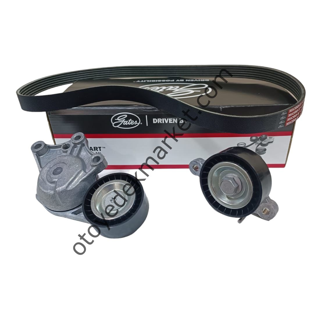 Peugeot Partner Tepee (2012-2018) 1.6 Hdi Start & Stoplu Alternatör Rulman Kayış Seti (Gates)