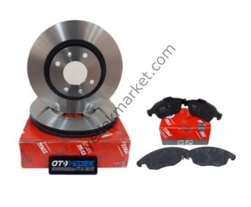 PEUGEOT 206 (2001-2009) 1.6 Ön Fren Disk Ve Balata Seti (Trw)