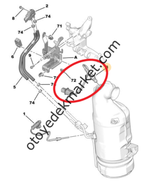 Peugeot Partner (2012-2015) 1.6 Hdi Üst Oksijen Sondası (Delphi)