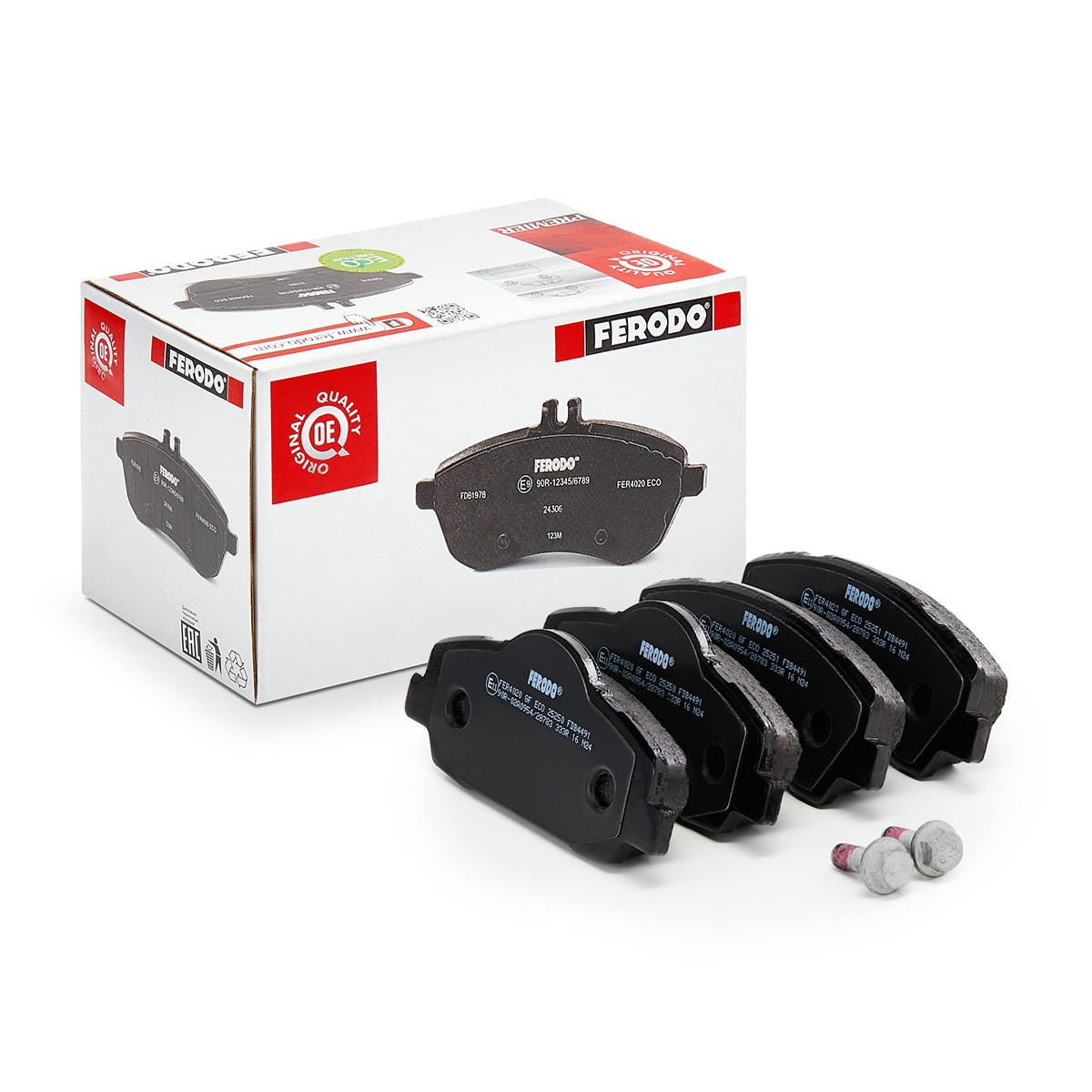 Citroen C-Elysee (2012-2024) 1.2 Benzinli Ön Fren Balata Takımı (Ferodo)