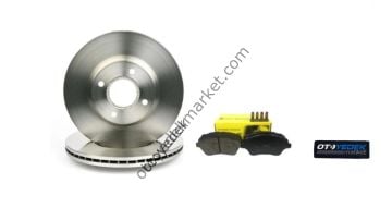 Ford Courier (2014-2022) Ön Fren Disk Ayna Takım 278 Mm Ön Fren Balata (Kale)