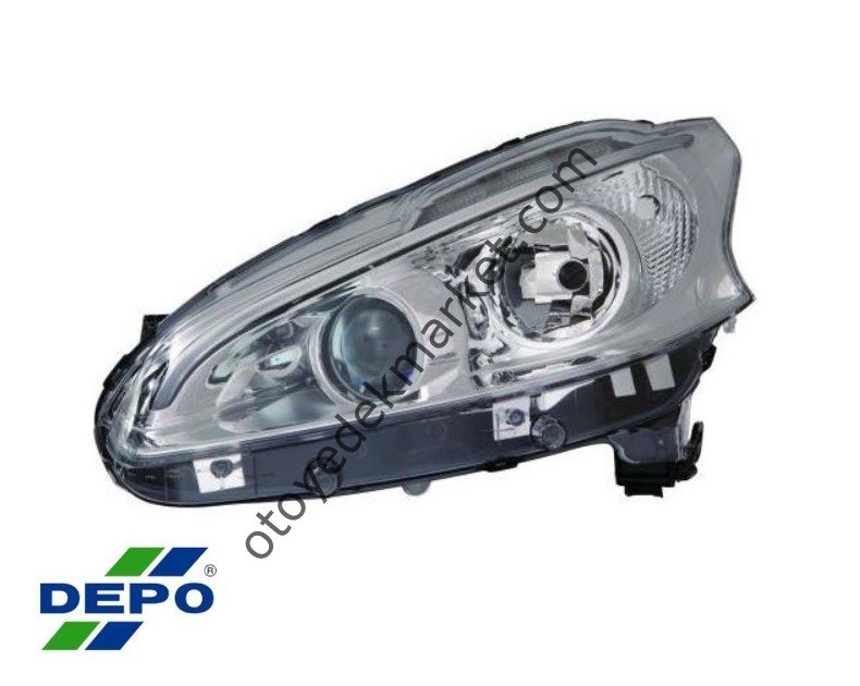 Peugeot 208 (2012-2015) Ledli Sol Ön Far (Depo)